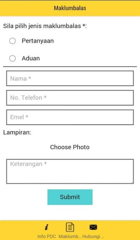 Hubungi PDC screenshot 2