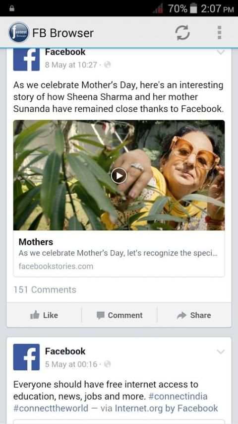 Facebook hemat Kuota internet screenshot 2