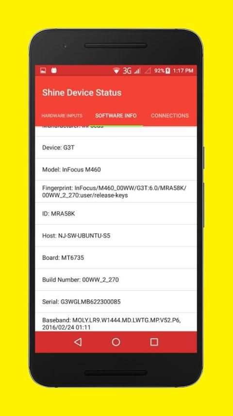 Shine Device Status 3 تصوير الشاشة
