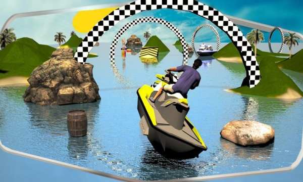 Jet Ski Driving Simulator 3D स्क्रीनशॉट 14