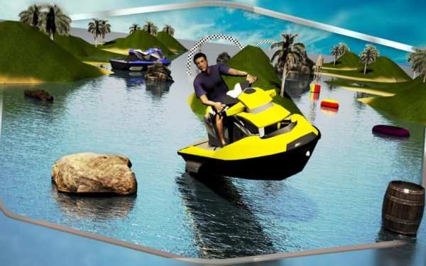 Jet Ski Driving Simulator 3D स्क्रीनशॉट 9