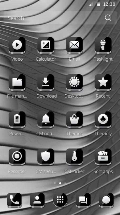 Metallic Theme स्क्रीनशॉट 2