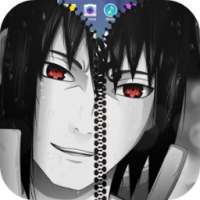 sasuke Zipper Lock Screen on 9Apps
