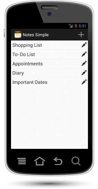 Notes Simple NotePad Free скриншот 7