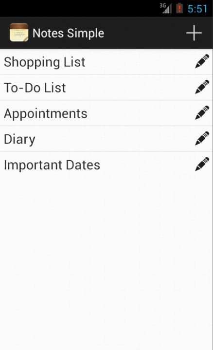 Notes Simple NotePad Free स्क्रीनशॉट 3