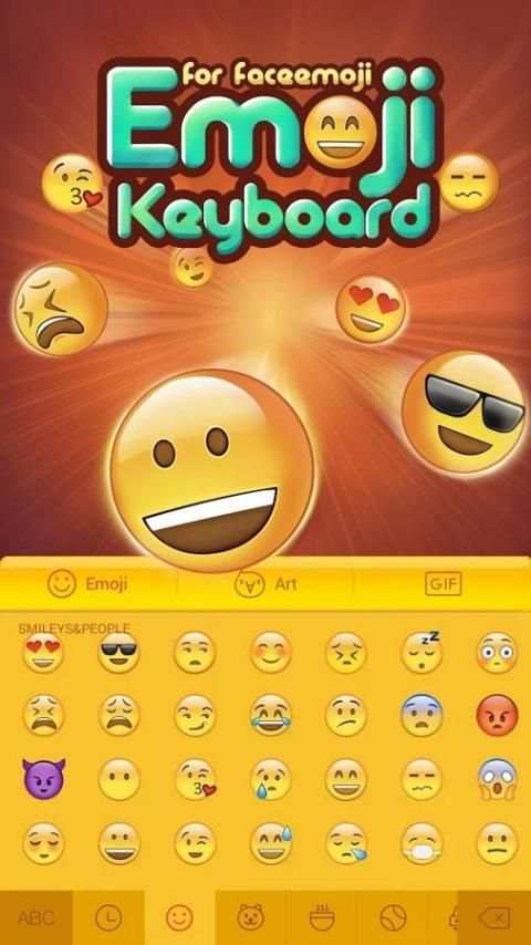 Emoji Keyboard Theme -Facemoji 3 تصوير الشاشة