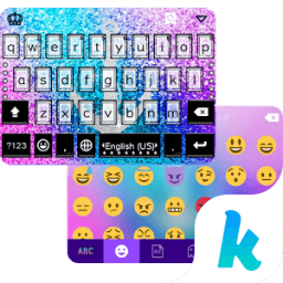 ikon Glitter Anchor Kika Keyboard