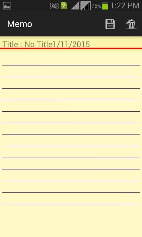 Notepad स्क्रीनशॉट 1