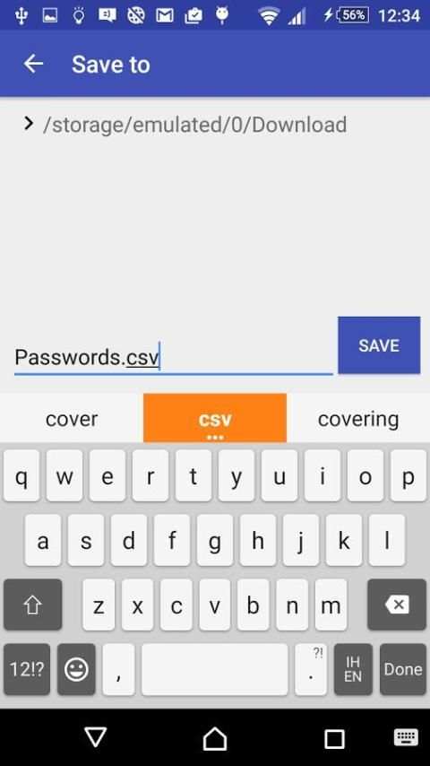 Passwords स्क्रीनशॉट 2