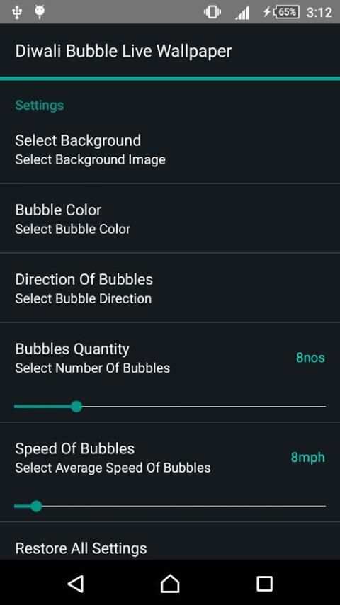 Diwali Bubble Live Wallpaper 7 تصوير الشاشة