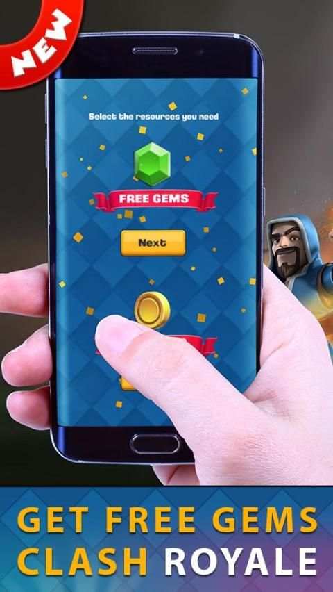 Gems For Clash Royale Prank скриншот 2
