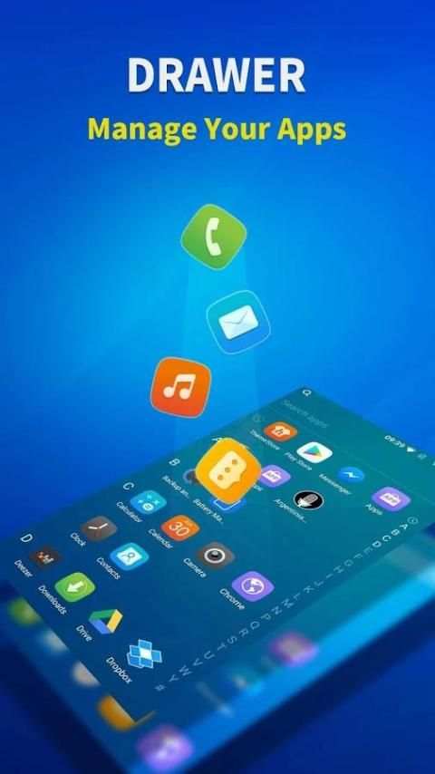 Hi Launcher-wallpaper, theme 2 تصوير الشاشة