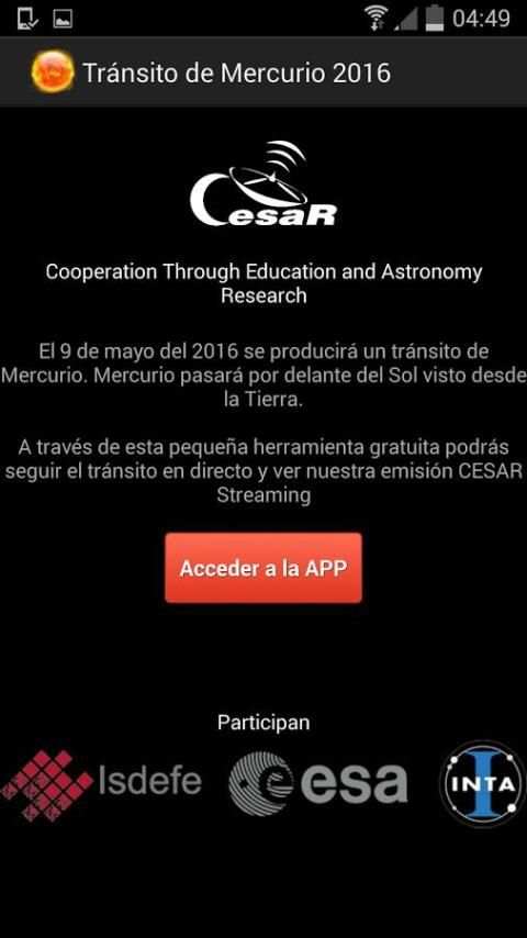 Tránsito de Mercurio 2016 screenshot 8