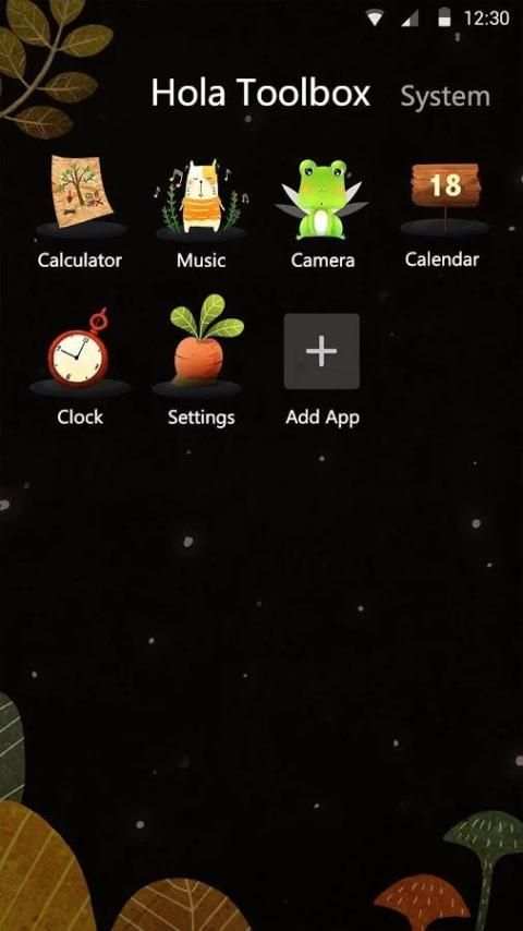 Forest Critters Hola Theme screenshot 1