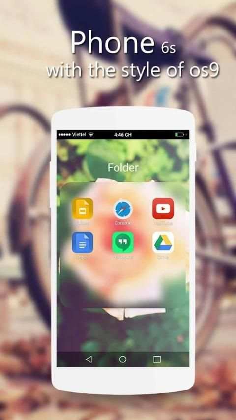 Launcher iP IOS 9 iPhone 6s screenshot 4