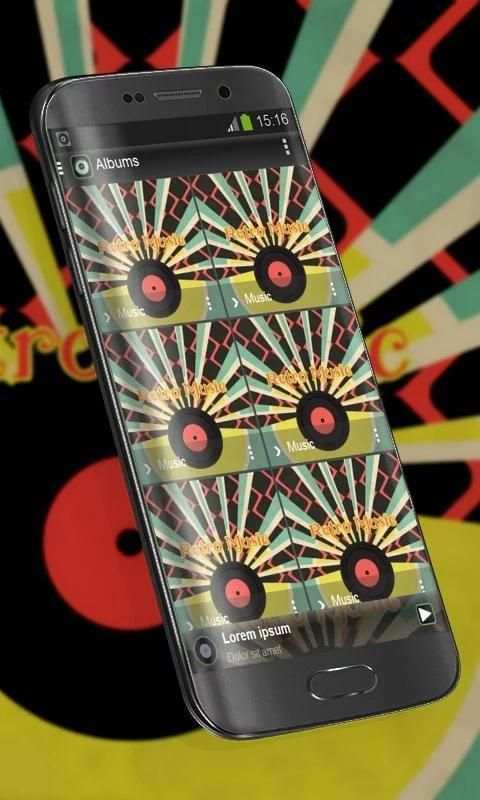 Retro music PlayerPro Skin screenshot 2