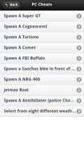 GTA Cheats + скриншот 1
