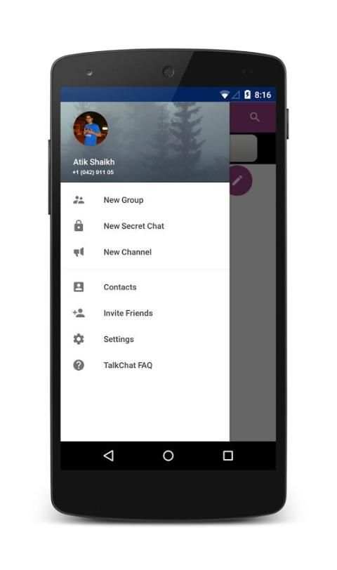 TalkChat Messenger 7 تصوير الشاشة