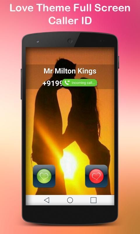 Photo Caller ID Love Theme скриншот 5