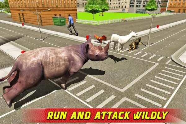 Angry Rhino Revenge Simulator screenshot 7