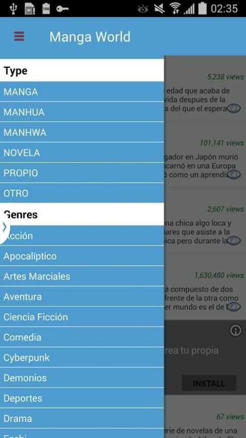 Manga World screenshot 2