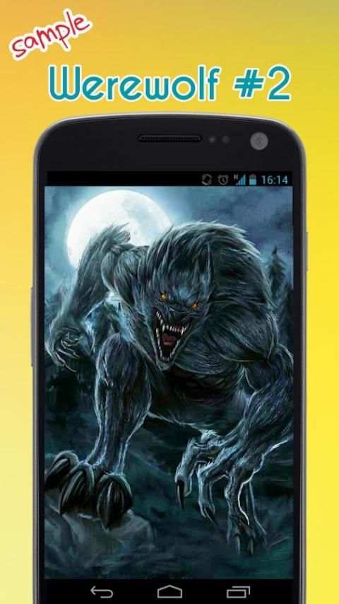 Amazing Werewolf Wallpaper скриншот 3
