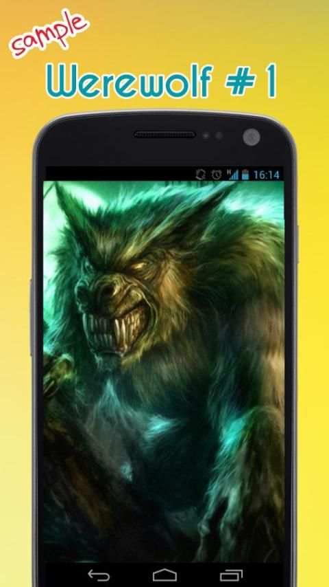 Amazing Werewolf Wallpaper скриншот 2