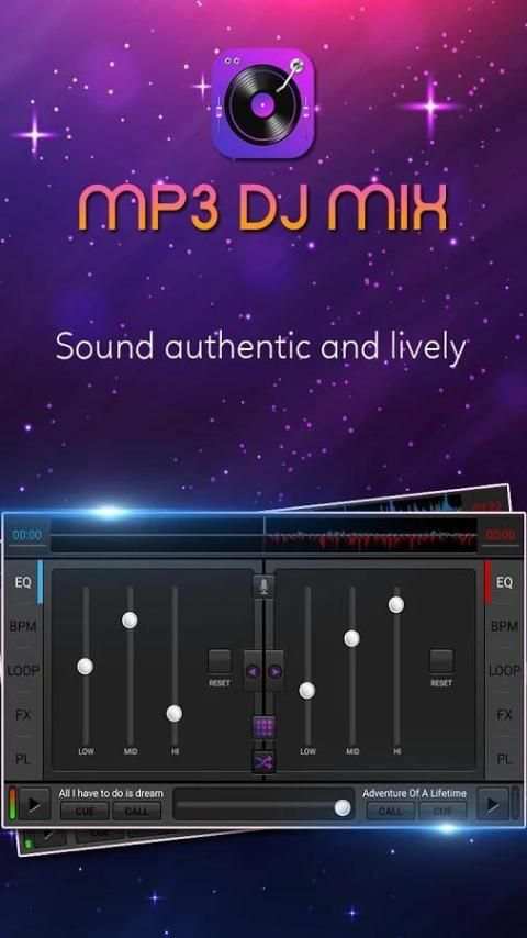 DJ Virtual Mixer Player Studio screenshot 1