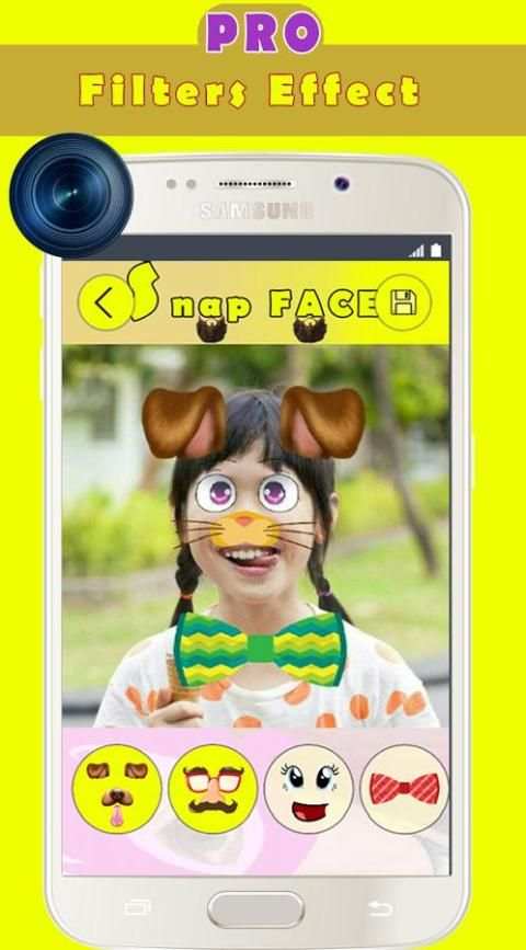 selfie Filters effect snapchat screenshot 3