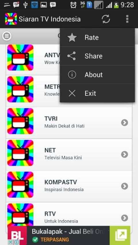 Siaran TV Indonesia 1 تصوير الشاشة