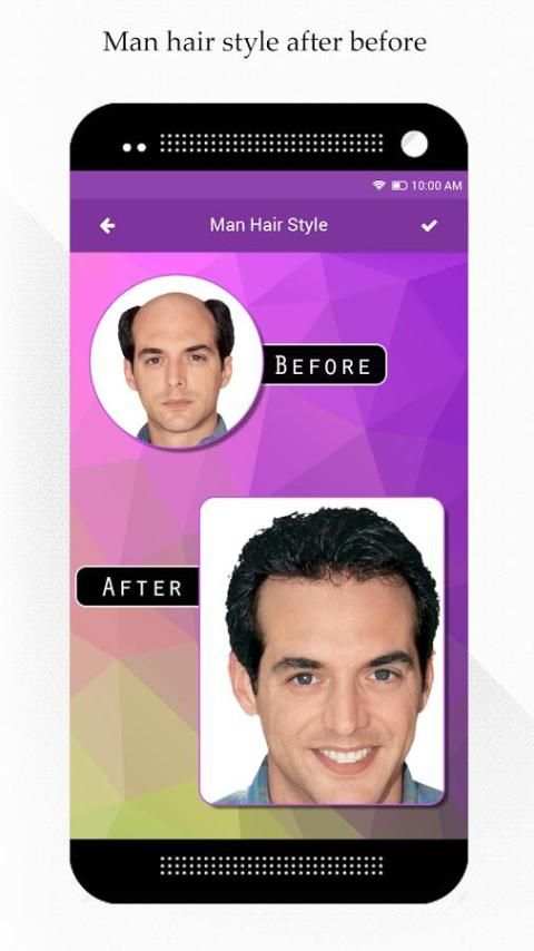 Man HairStyle Photo Editor screenshot 4