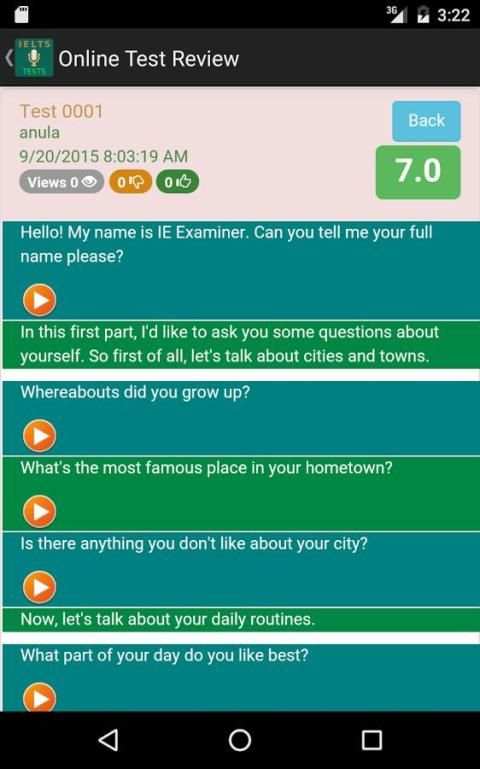 IELTS Speaking Tests screenshot 4