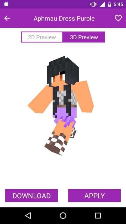 Aphmau Skins for Minecraft PE screenshot 8
