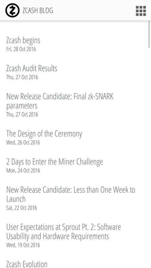 Zcash Stats screenshot 3