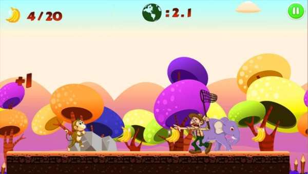 Monyet Hutan Lari - Larian screenshot 3