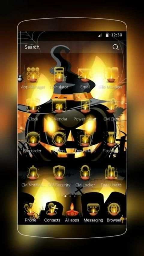 Pumpkin Devil Theme screenshot 3