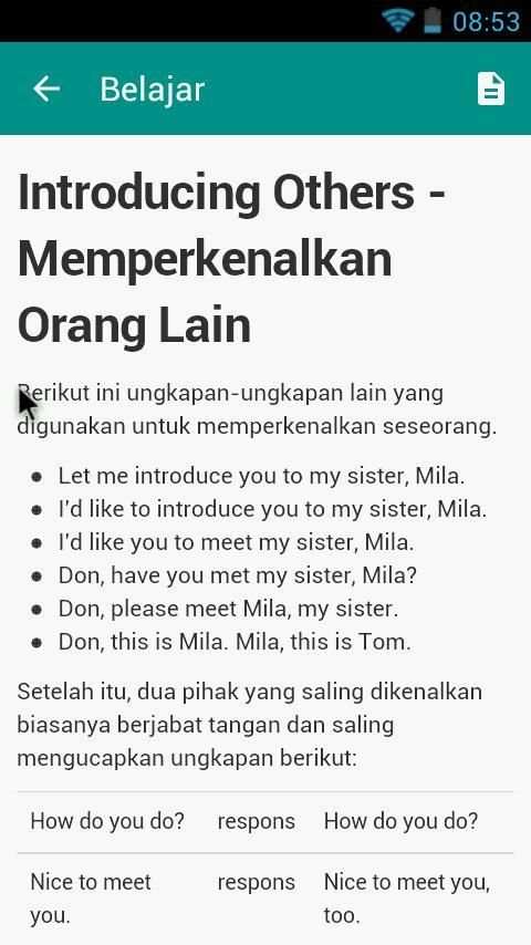 Percakapan Inggris Dasar 1 screenshot 3