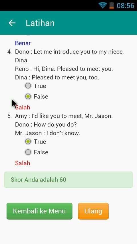 Percakapan Inggris Dasar 1 screenshot 2