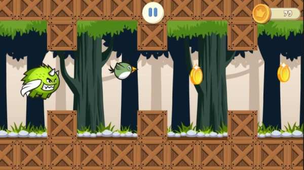 Jungle Flappy Bird स्क्रीनशॉट 7