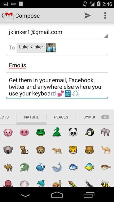 Sliding Emoji Keyboard - iOS स्क्रीनशॉट 2