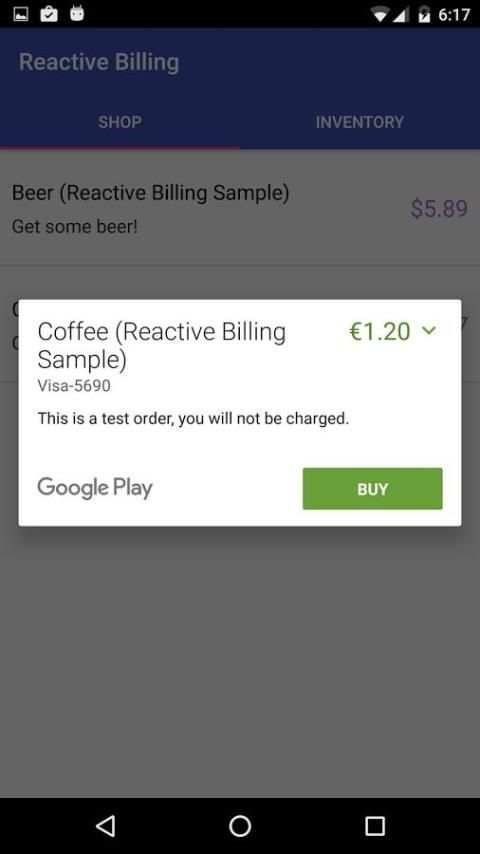 Reactive Billing Example 8 تصوير الشاشة