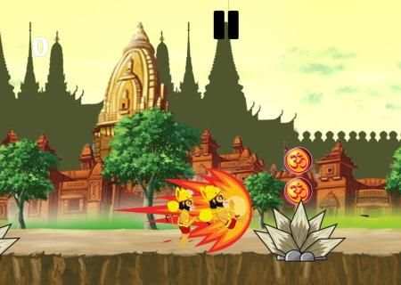Hanuman Temple Hero Run screenshot 2