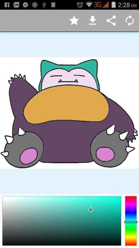 How to color a Pokemon screenshot 5