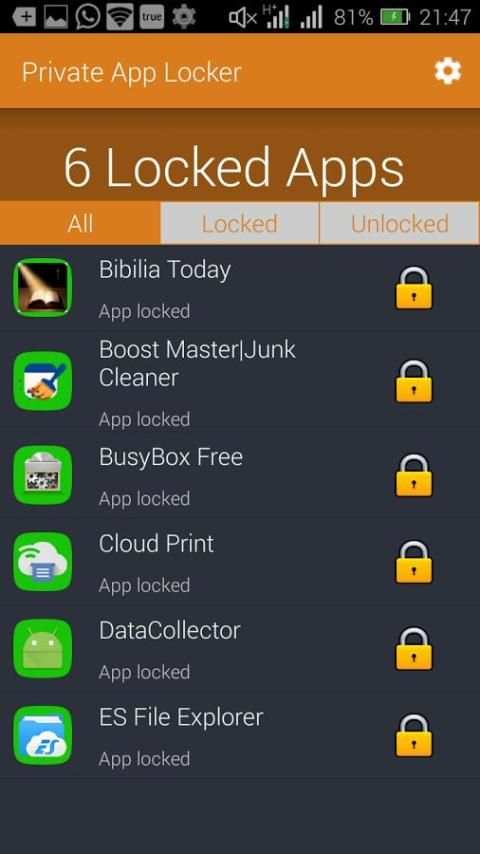 Private App Locker स्क्रीनशॉट 1