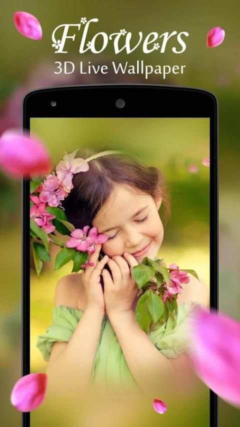 Flowers 3D Live Wallpaper स्क्रीनशॉट 4