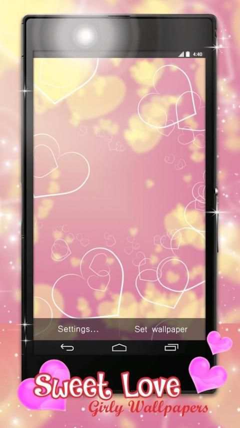Hati dan cinta wallpaper screenshot 3
