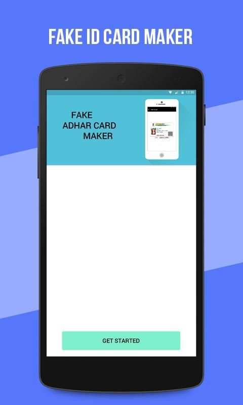 Fake Aadhar Card Maker 4 تصوير الشاشة
