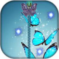 Butterfly Zip Screen Locker on 9Apps