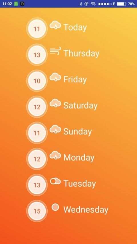 WheatherApp screenshot 1