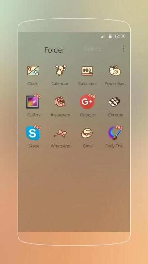 Lucu Panda Tema screenshot 1